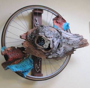 Zoom Cycle multi-media sculpture, $100.00